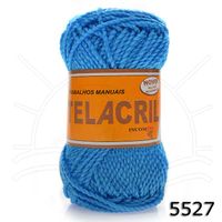 Linha Telacril 40g 5527 - azul turquesa