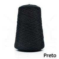 Fio Cristal 250g 0100 preto