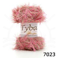 Fio Tyba 100g 7023 - rosa/verde