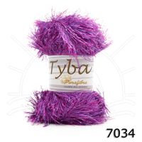 Fio Tyba 100g 7034 - violeta/bispo