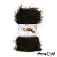 Fio Tyba 100g 5040 - preto/café