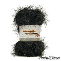 Fio Tyba 100g 5041 - preto/cinza