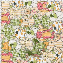 Tecido Estampado Para Patchwork - Ursinhos 325252 Cor 1501 (0,50X1,40)