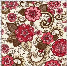 Tecido Estampado para Patchwork - Cashmere Com Floral Berry T04307 (0,50x1,40)
