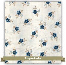 Tecido Estampado para Patchwork - Flores Favoritas Pequenas Fundo Creme (0,50x1,10)