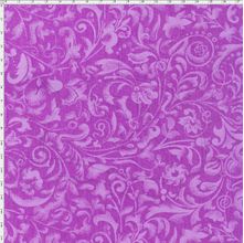 Tecido Estampado para Patchwork - Arabesco Lilás 3 Escuro T00609 (0,50x1,40)