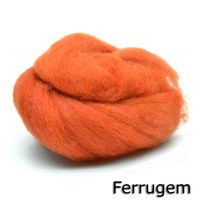 Lã Merino para Feltragem 15g - Oriental Ferrugem