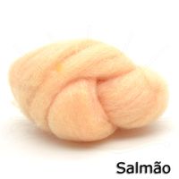 Lã Merino para Feltragem 15g - Oriental Salmão