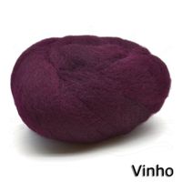 Lã Merino para Feltragem 15g - Oriental Vinho