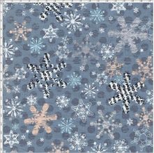 Tecido Estampado para Patchwork - Natal 325325 Flocos de Neve Cor 590 (0,50x1,40)