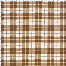 Tecido Estampado para Patchwork - 60371 Xadrez Marrom Cor 04 (0,50x1,40)