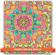 Tecido Estampado para Patchwork - Renata Blanco Floral Moderno (0,50x1,40)