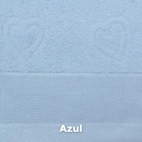 Toalha com Capuz Para Bordar Baby Love - Döhler Azul