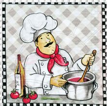 Tecido Estampado Para Patchwork - Cozinheiro 277231 Cor 1315 (0,60X1,40)