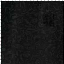 Tecido Estampado para Patchwork - Arabesco Preto (0,50x1,40)