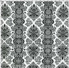 Tecido Estampado Para Patchwork - Arabesco Preto 327999 Cor 100 (0,50X1,40)