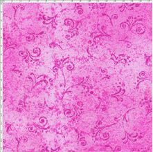 Tecido Estampado para Patchwork - 50 Tons Arabesco Rosa Médio Cor 03 (0,50x1,40)