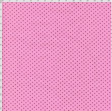 Tecido Estampado Para Patchwork - Composê Poá Rosa com Marrom 1601 (0,50X1,40)