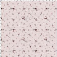 Tecido Estampado para Patchwork - Digital Mini Bouquet Rose Hexagonos (0,50x1,40)