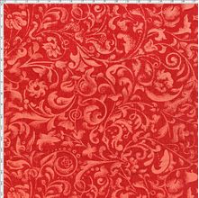 Tecido Estampado para Patchwork - Arabesco Coral 3 Médio T00403 (0,50x1,40)