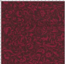 Tecido Estampado para Patchwork - Arabesco Vinho T01910 (0,50x1,40)