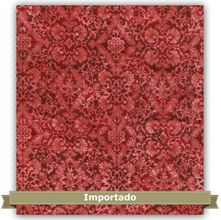 Tecido Estampado para Patchwork - Primavera Francesa Estampado Vermelho (0,50x1,10)