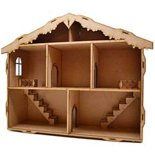 MDF Casinha - Para Miniaturas 65x53x21