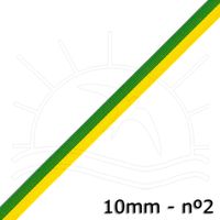 Fita Gorgurão Bandeira do Brasil - 10 metros 10mm - nº2