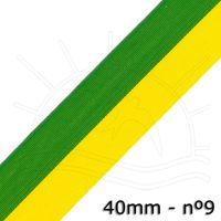 Fita Gorgurão Bandeira do Brasil - 10 metros 40mm - nº9