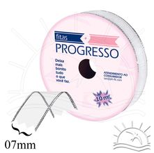 Fita Voal com Prata nº01 07mm