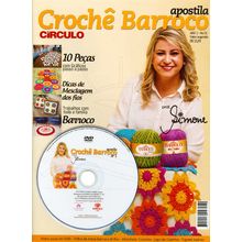 Apostila + DVD Crochê Barroco Círculo Simone Eleotério nº 01