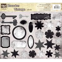 Recorte Vintage By Flavia Terzi Toke e Crie Preto