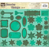 Recorte Vintage By Flavia Terzi Toke e Crie Verde