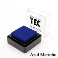 Almofada para Carimbo Toke e Crie Azul marinho