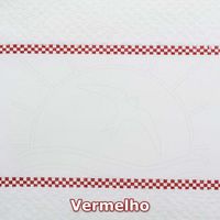 Pano de Copa Para Pintar Alpes - Döhler Vermelho