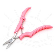 Tesoura Ponta Curva para Bordar Westpress Rosa 12cm