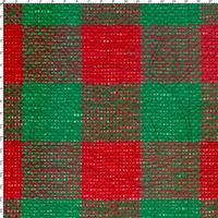 Tecido Jutex Xadrez (0,50x1,00) Verde com vermelho - xvm63