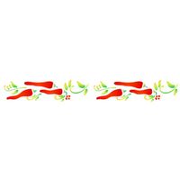 Stencil Acrilex 30x08 1123 - pimentas