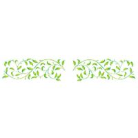 Stencil Acrilex 30x08 1140 - floral 2