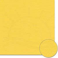 Folha para Scrapbook Cardstock Liso Amarelo canário