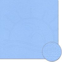 Folha para Scrapbook Cardstock Liso Azul céu