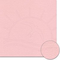 Folha para Scrapbook Cardstock Liso Rosa pastel