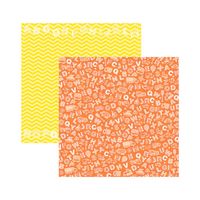 Folha para Scrapbook Dupla Face - Brincadeira Letras