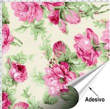 Tecido Adesivo para Patchwork - Flor 053 (45x70)