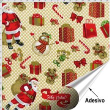 Tecido Adesivo para Patchwork - Natal 027 (45x70)