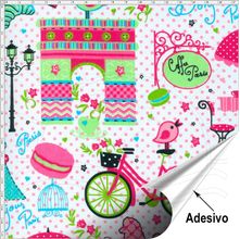 Tecido Adesivo para Patchwork - Paris (45x70)