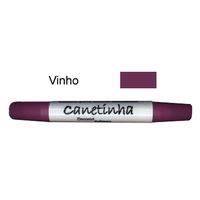 Caneta para Tecido Decorart Ponta Dupla Vinho