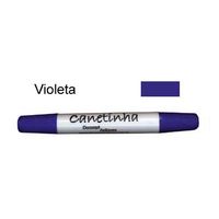 Caneta para Tecido Decorart Ponta Dupla Violeta