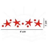 Furador Artesanal Toke e Crie - Borda Contínua Estrelas