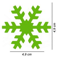 Furador Artesanal Toke e Crie - Extra Gigante 2"" Floco de neve 2